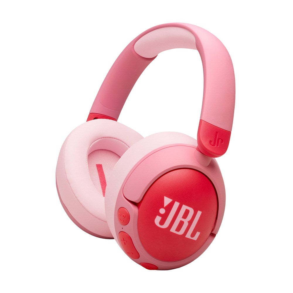 JBL Junior 470NC Maks. 85 dB Børne Headset m. Bluetooth og Aktiv Støjreduktion - Over-Ear Høretelefoner - Lyserød