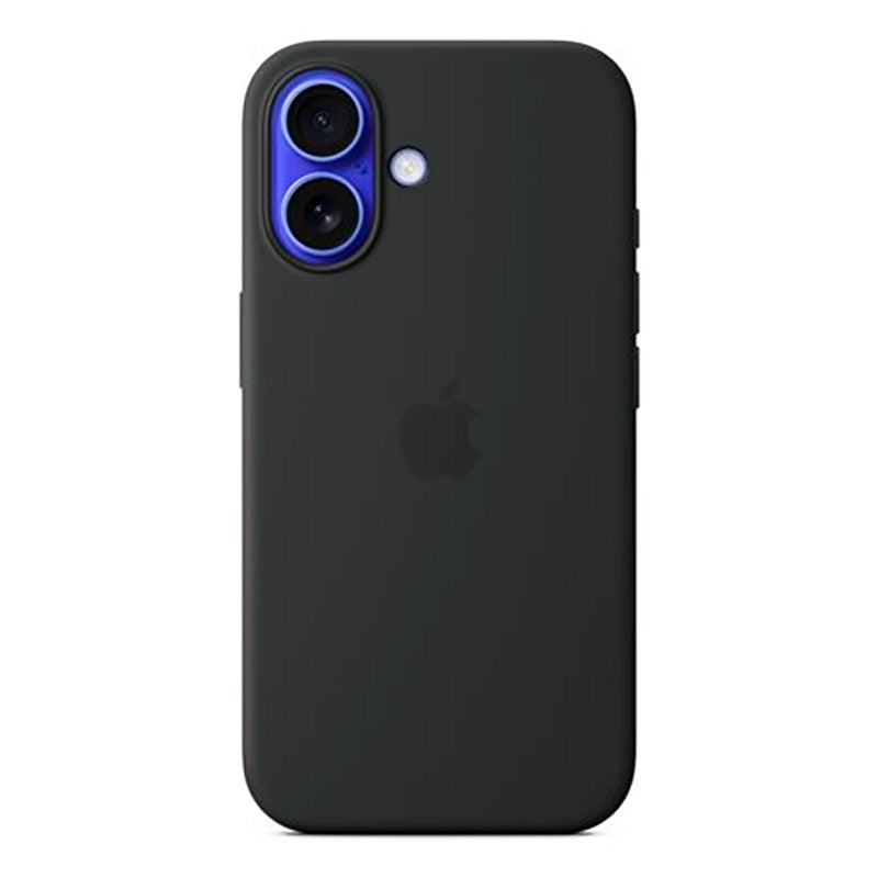 Originalt Apple iPhone 16 silikon bakdeksel - MagSafe-kompatibelt - Svart (MYY13ZM/A)
