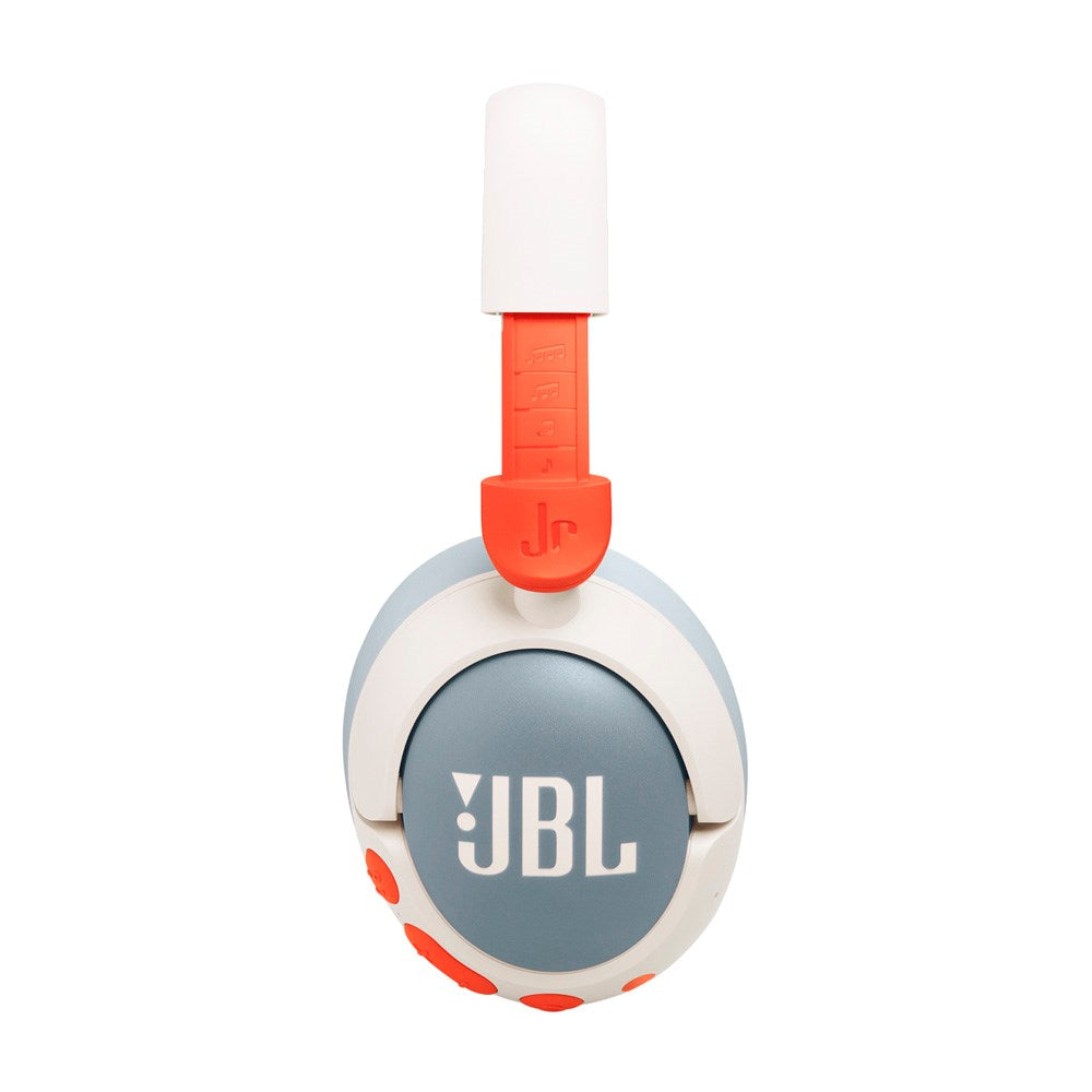 JBL Junior 470NC Maks. 85 dB Børne Headset m. Bluetooth og Aktiv Støjreduktion - Over-Ear Høretelefoner - Hvid / Grå