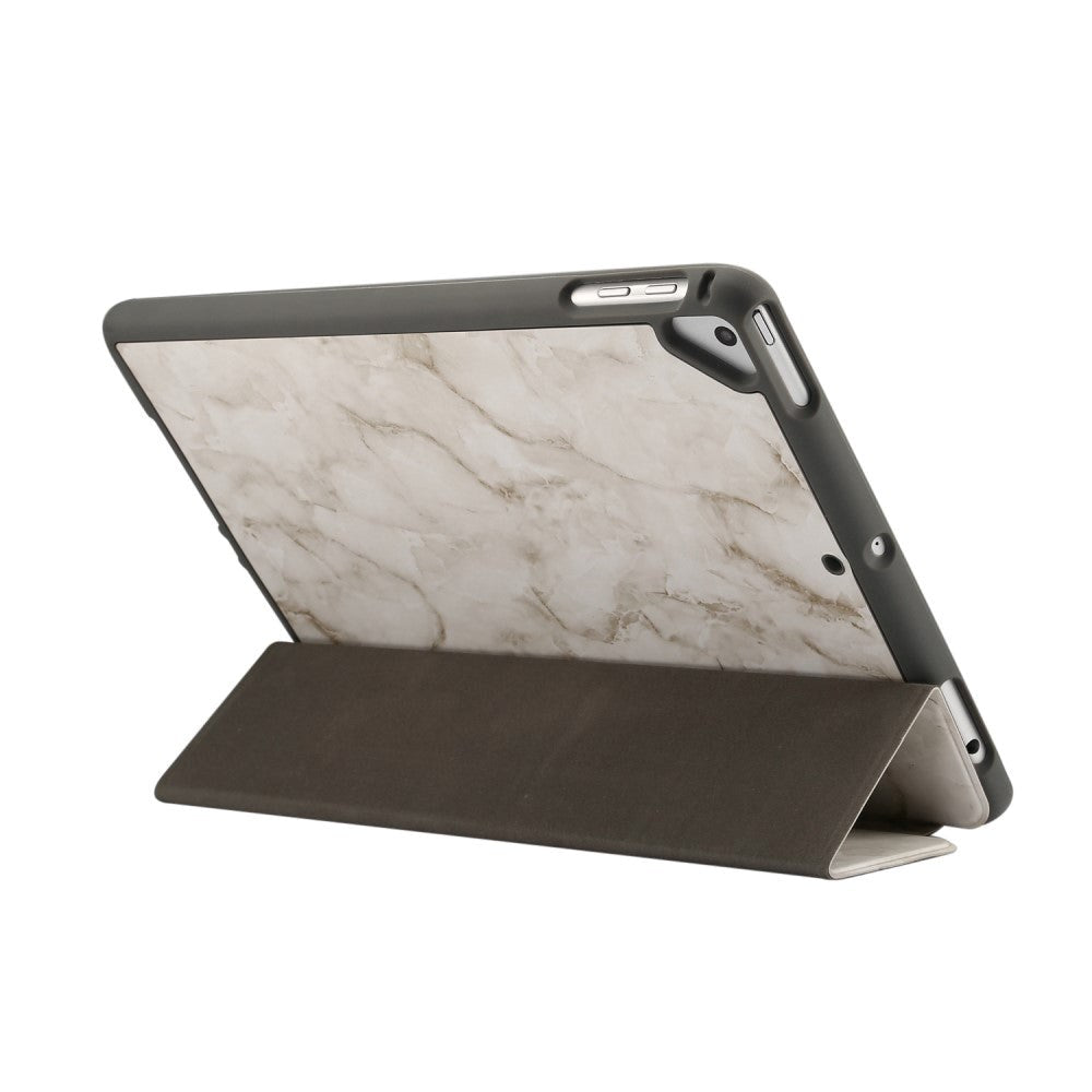 iPad-deksel - Sindal Marble Series Total Protection Cover - Sandgrå