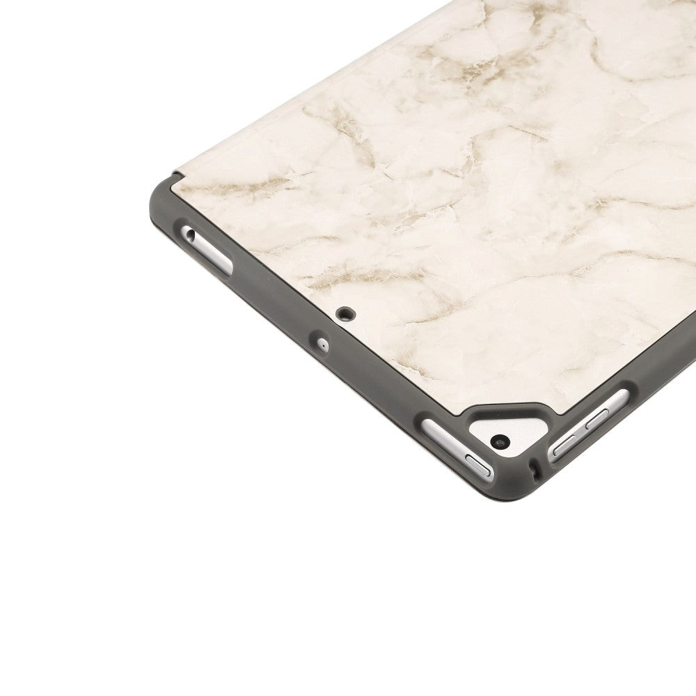 iPad-deksel - Sindal Marble Series Total Protection Cover - Sandgrå