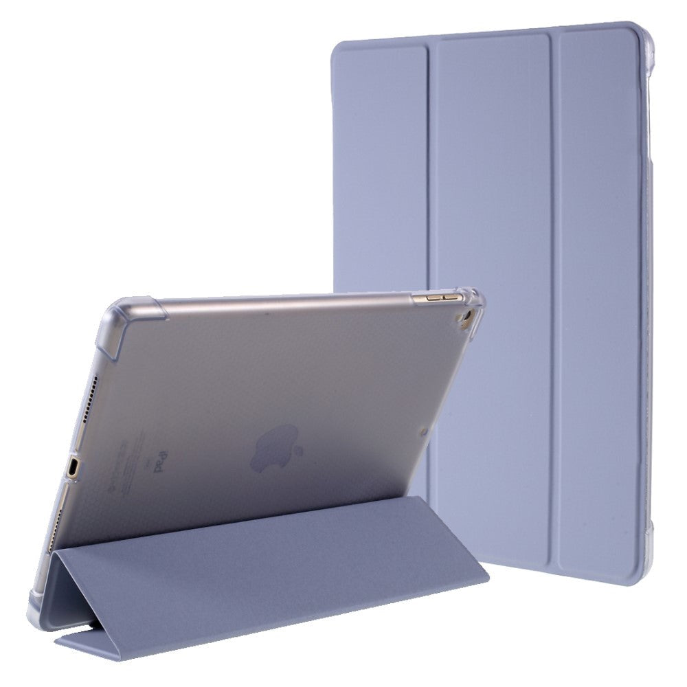 iPad 9.7 (2018-2017) / iPad Air / iPad Air 2 Tri-Fold Flip Cover m. Fleksibel rygg - lavendel