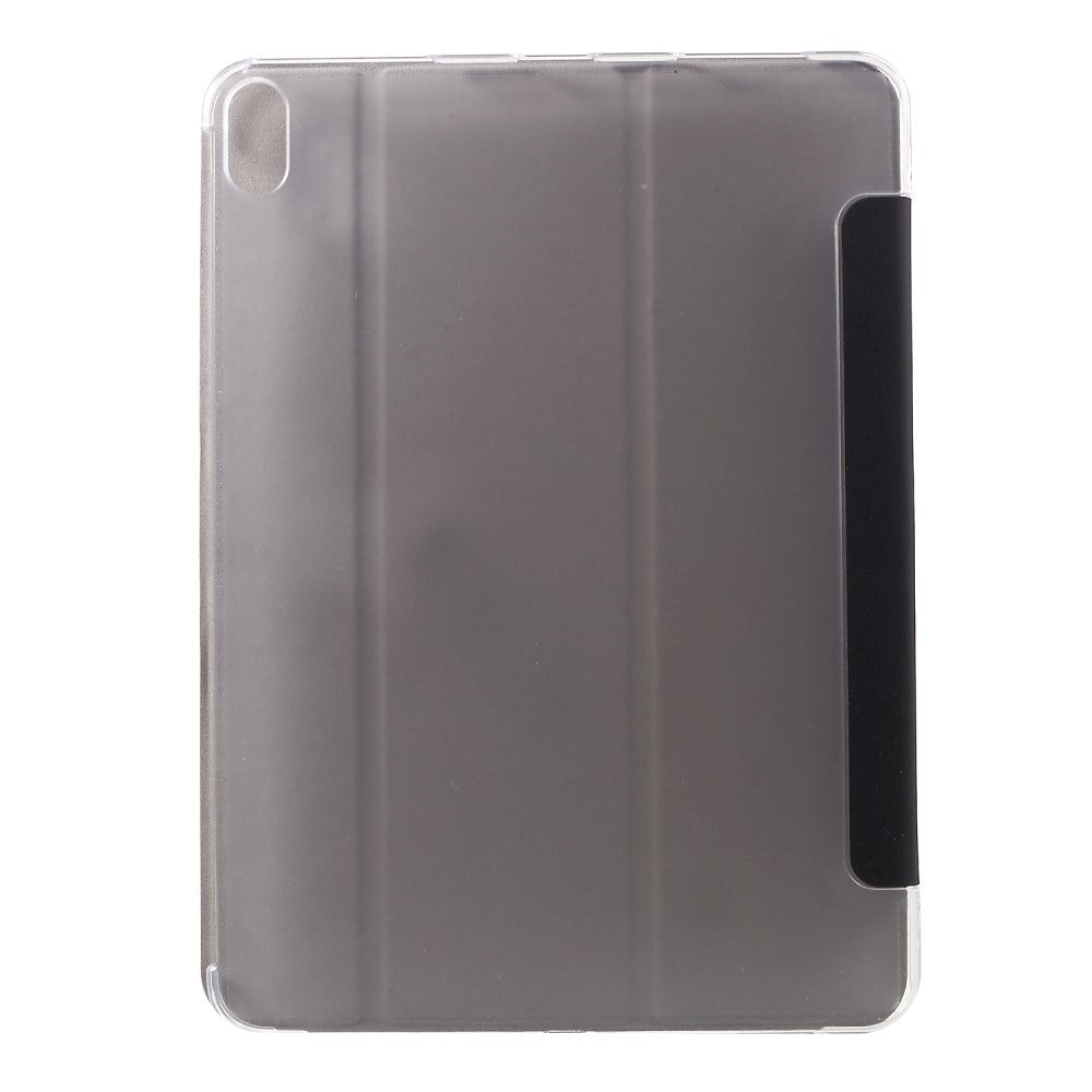 iPad Pro 11" (2018) Tri-fold skinnstativdeksel med transparent bakside Svart