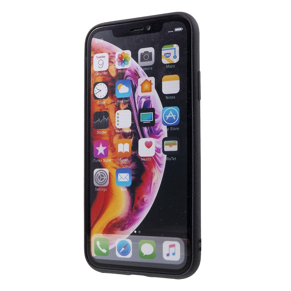 iPhone XR EIDERWOOD Matt fleksibelt plastdeksel - svart