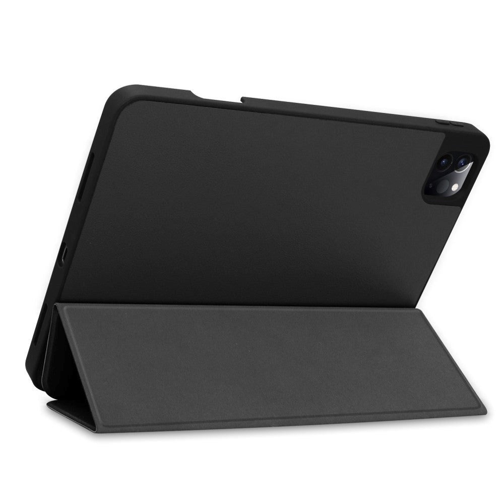 iPad Pro 12,9" (2018) Tri-fold skinndeksel med penneholder - svart