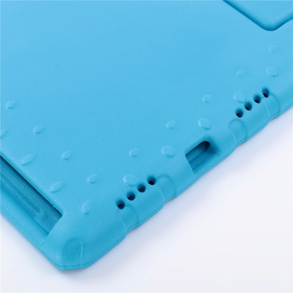 iPad Pro 12,9" (2018) Slitesterk barnedeksel med stativ og bærefunksjon - blå