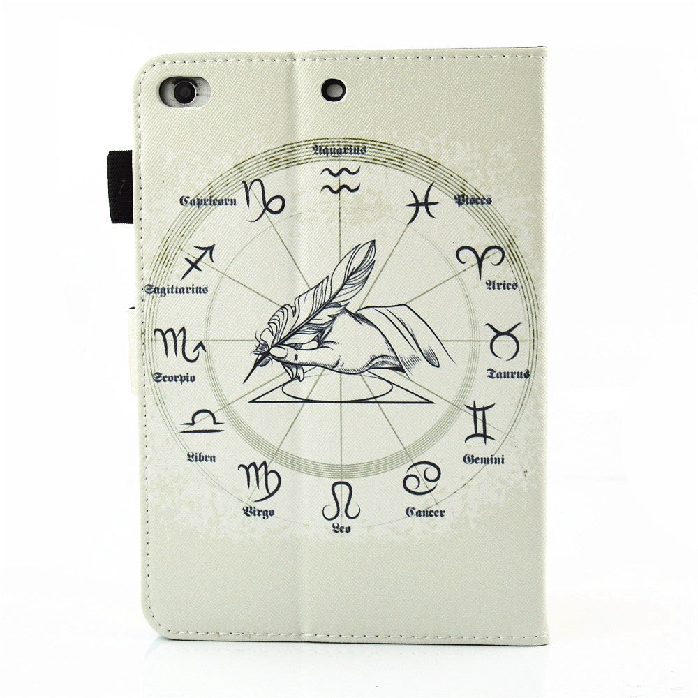 iPad Mini (2019) Cover m. Kortholder og Standerfunktion - Zodiac Signs