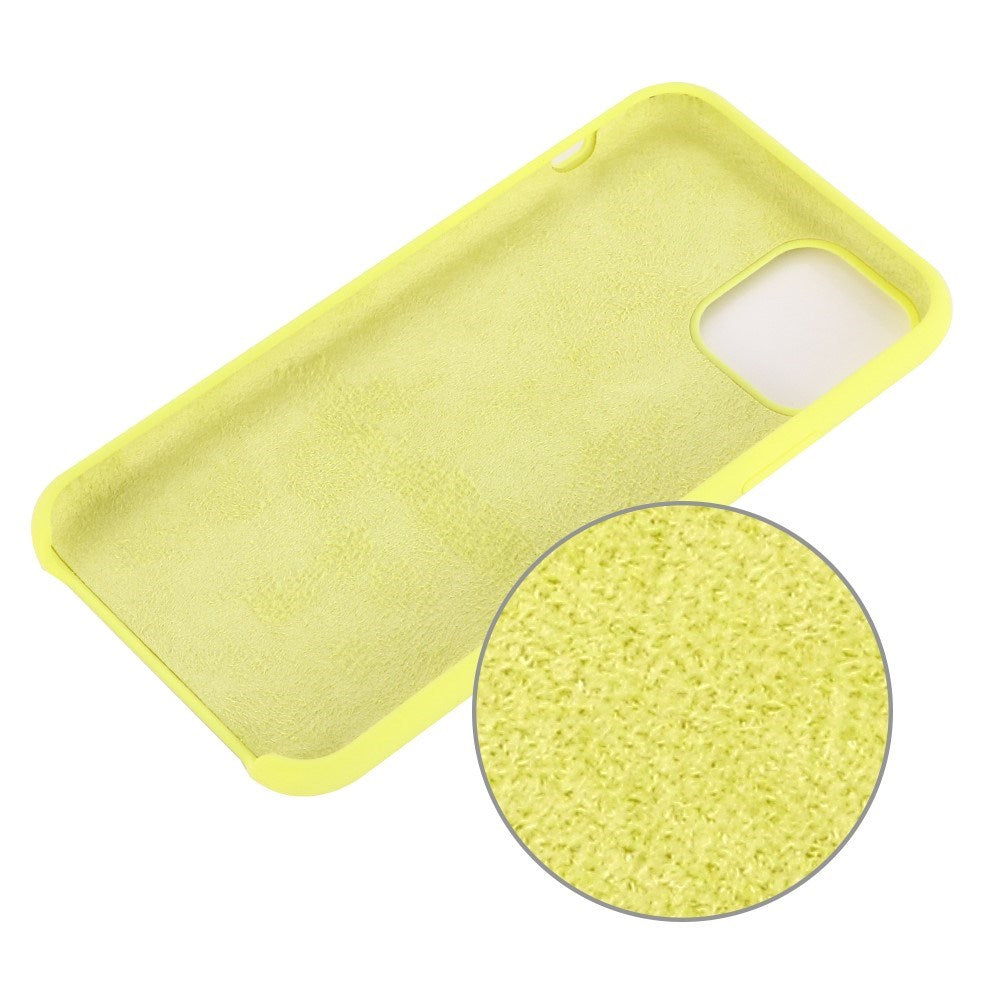 EIDERWOOD iPhone 11 Pro Silikonveske - Fôret innside - Gul