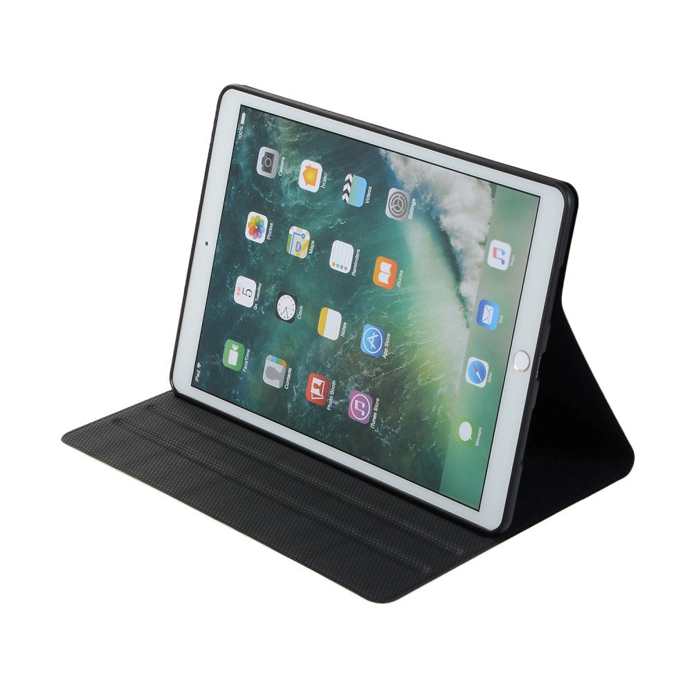 iPad Air (2019) / Pro 10,5" flipdeksel m. stativ - svart skinn