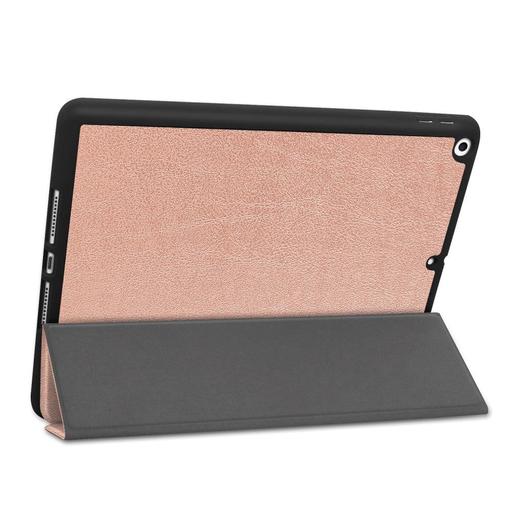 Apple iPad 10,2" (2021 / 2020 / 2019) Flip Cover m. Holder For Apple Pencil - Rose Gold