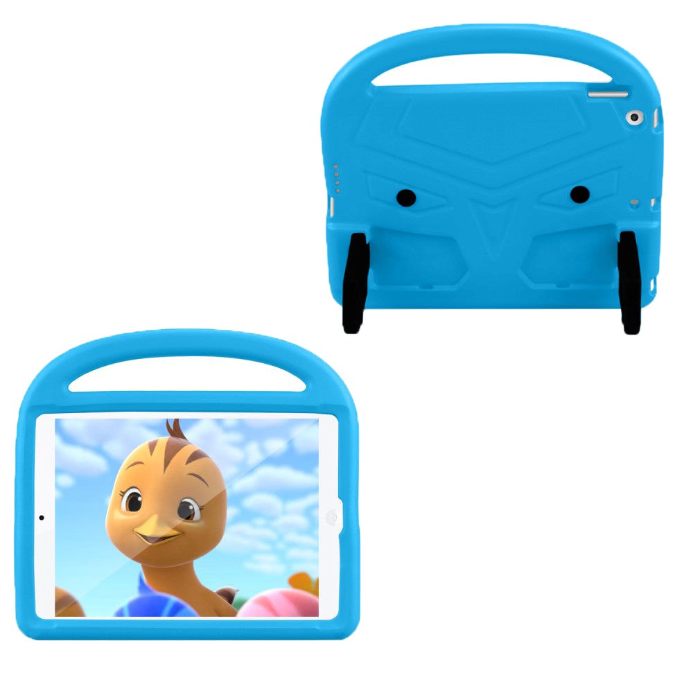iPad 10,2" (2021/2020/2019) barnedeksel med stativ og bærefunksjon – blå