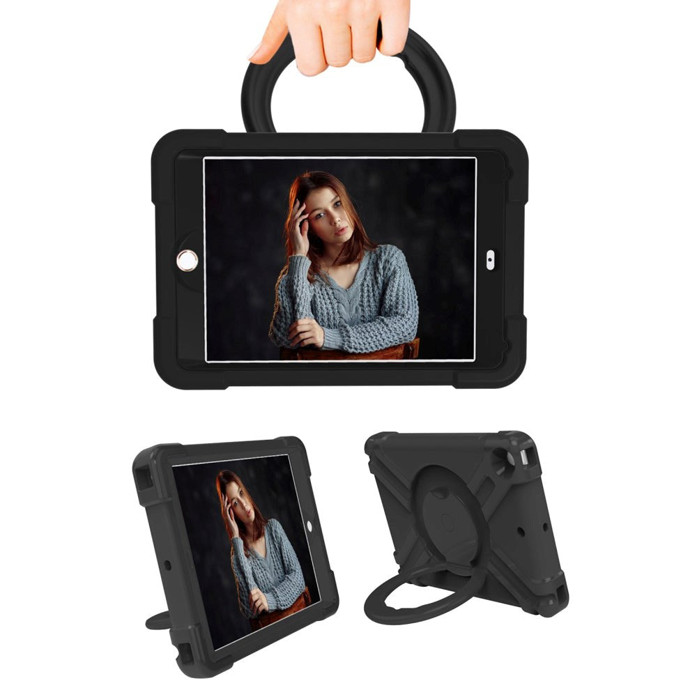 iPad 10,2" (2021 / 2020 / 2019) barnedeksel - m. bærefunksjon og stativ - svart