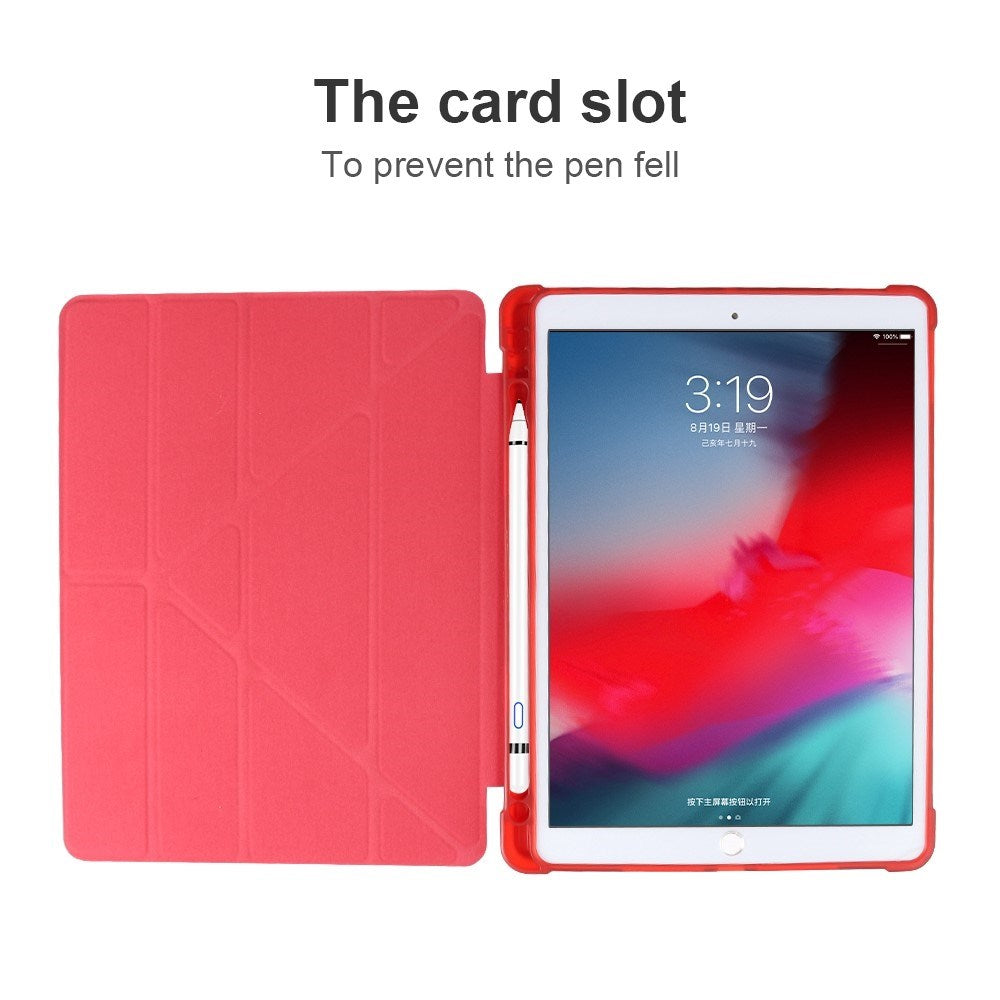 iPad 10.2" (2021 / 2020 / 2019) / iPad Pro 10.5 / iPad Air (2019) deksel - fleksibelt origamideksel - rosa gull