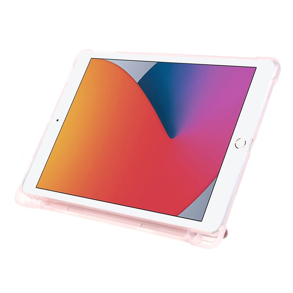 iPad 10.2" (2021 / 2020 / 2019) / iPad Pro 10.5 / iPad Air (2019) deksel - fleksibelt origamideksel - rosa