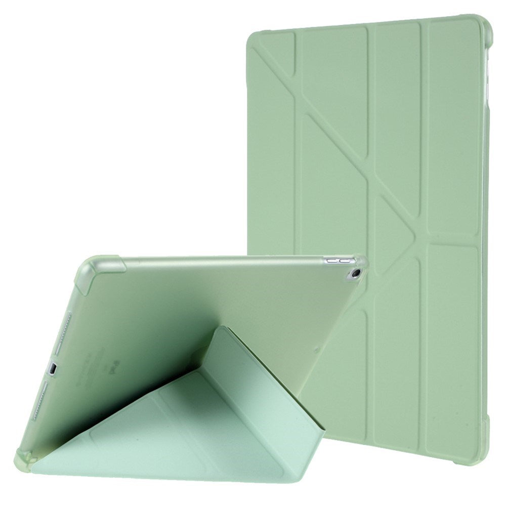 iPad 10.2" (2021 / 2020 / 2019) / iPad Pro 10.5 / iPad Air (2019) deksel - Fleksibelt Origami-deksel - Grønn