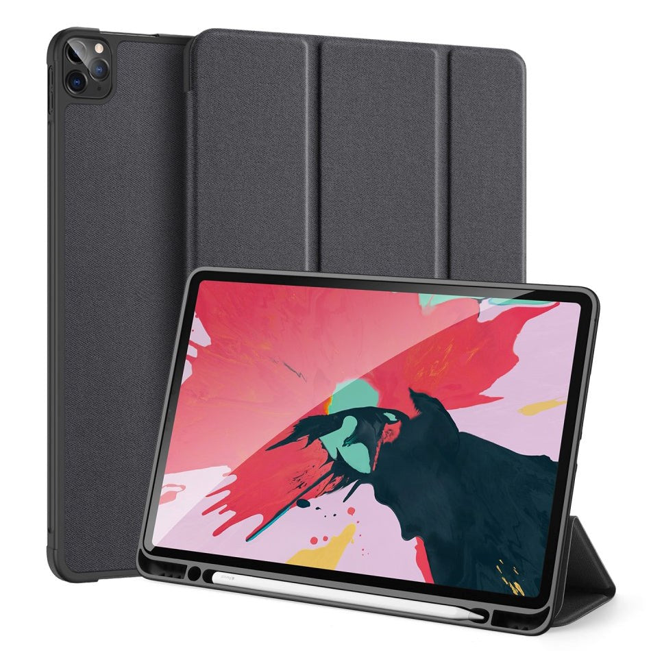iPad Pro 11 (2022/2021/2020/2018) deksel - DUX DUCIS DOMO Series Quality Veske - Svart