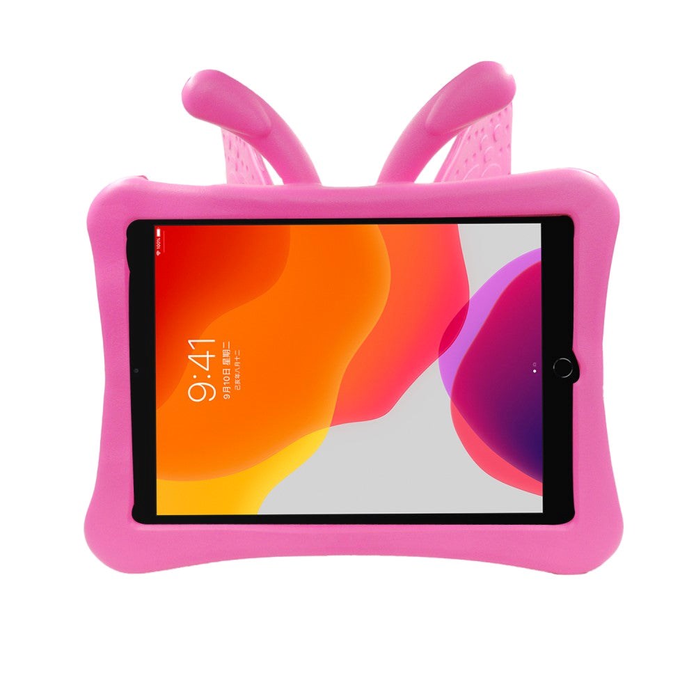 EIDERWOOD iPad 10.2" (2021 / 2020 / 2019) / Air (2019) / Pro 10.5" - Butterfly Super 360 Degree Position Bakdeksel - Rosa