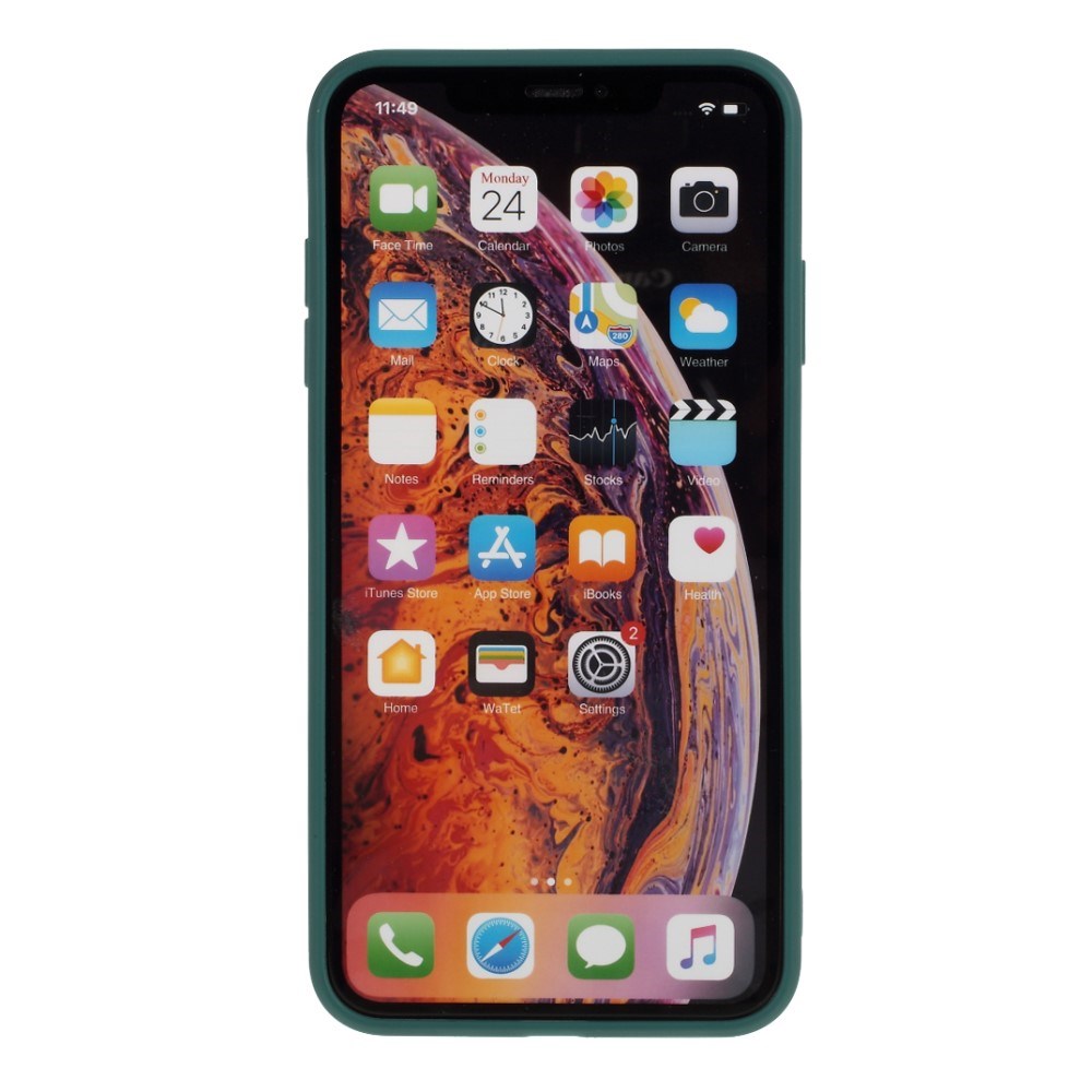 EIDERWOOD iPhone XS Max Silikon Mobildeksel - Grønn