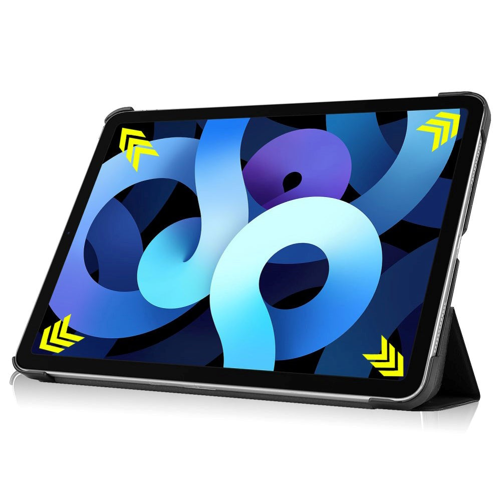 EIDERWOOD iPad Air 10,9-11" (2025-2020) Flip-deksel i lær m. Stylus-pennholder og tri-fold - rød