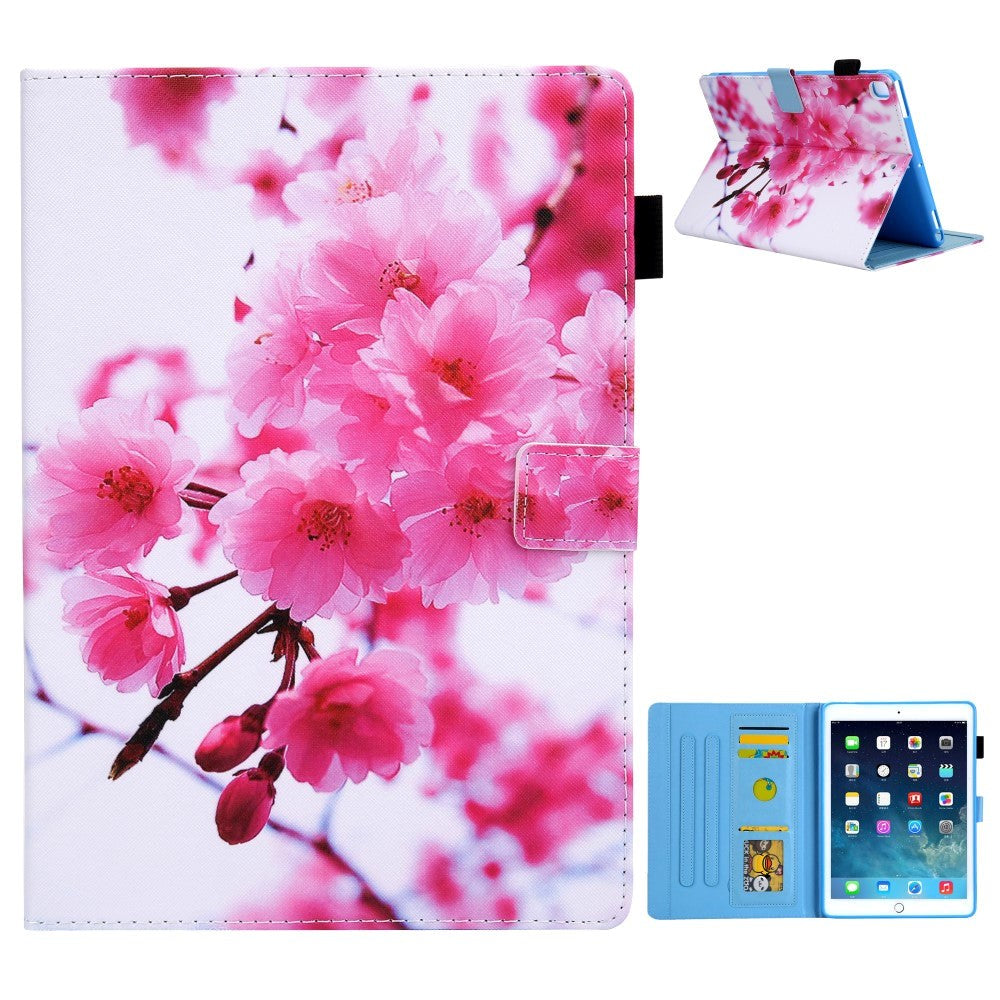 iPad 10,2'' (2021 / 2020 / 2019) / Air (2019) / Pro 10,5'' skinndeksel m. Stand - Blomster