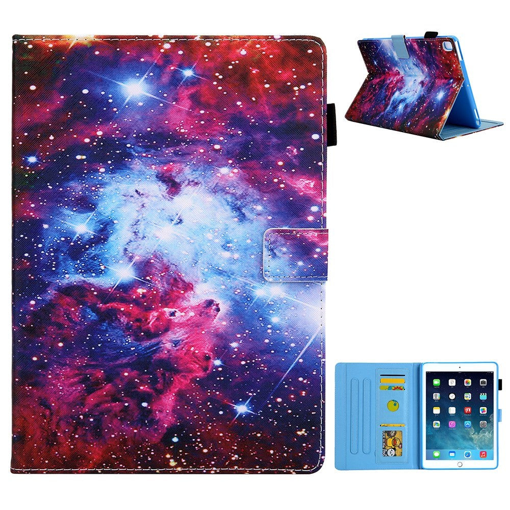 iPad 10,2'' (2021 / 2020 / 2019) / Air (2019) / Pro 10,5'' skinndeksel m. Stativ - Galaxy