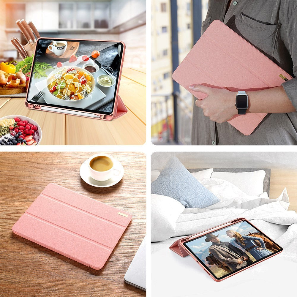 iPad Pro 11" (2022 / 2021 / 2020 / 2018) Flip Cover - DUX DUCIS DOMO Series - Rose Gold