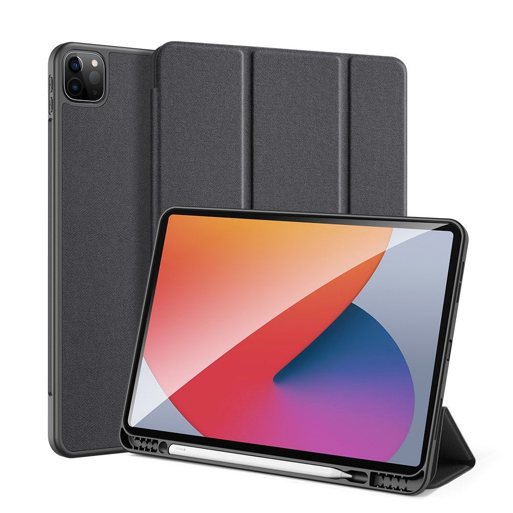 iPad Pro 12.9" (2022 / 2021 / 2020 / 2018) Flip Cover - DUX DUCIS DOMO Series - Sort