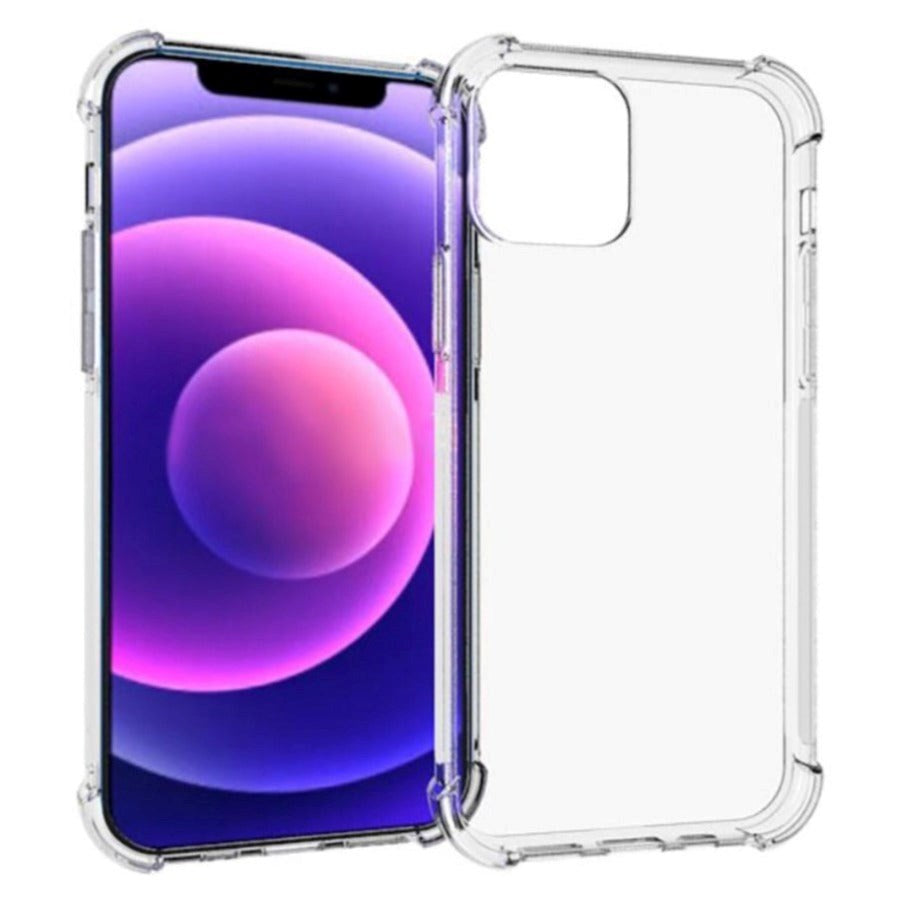 iPhone 13 Mini støtsikkert fleksibelt plastdeksel - gjennomsiktig