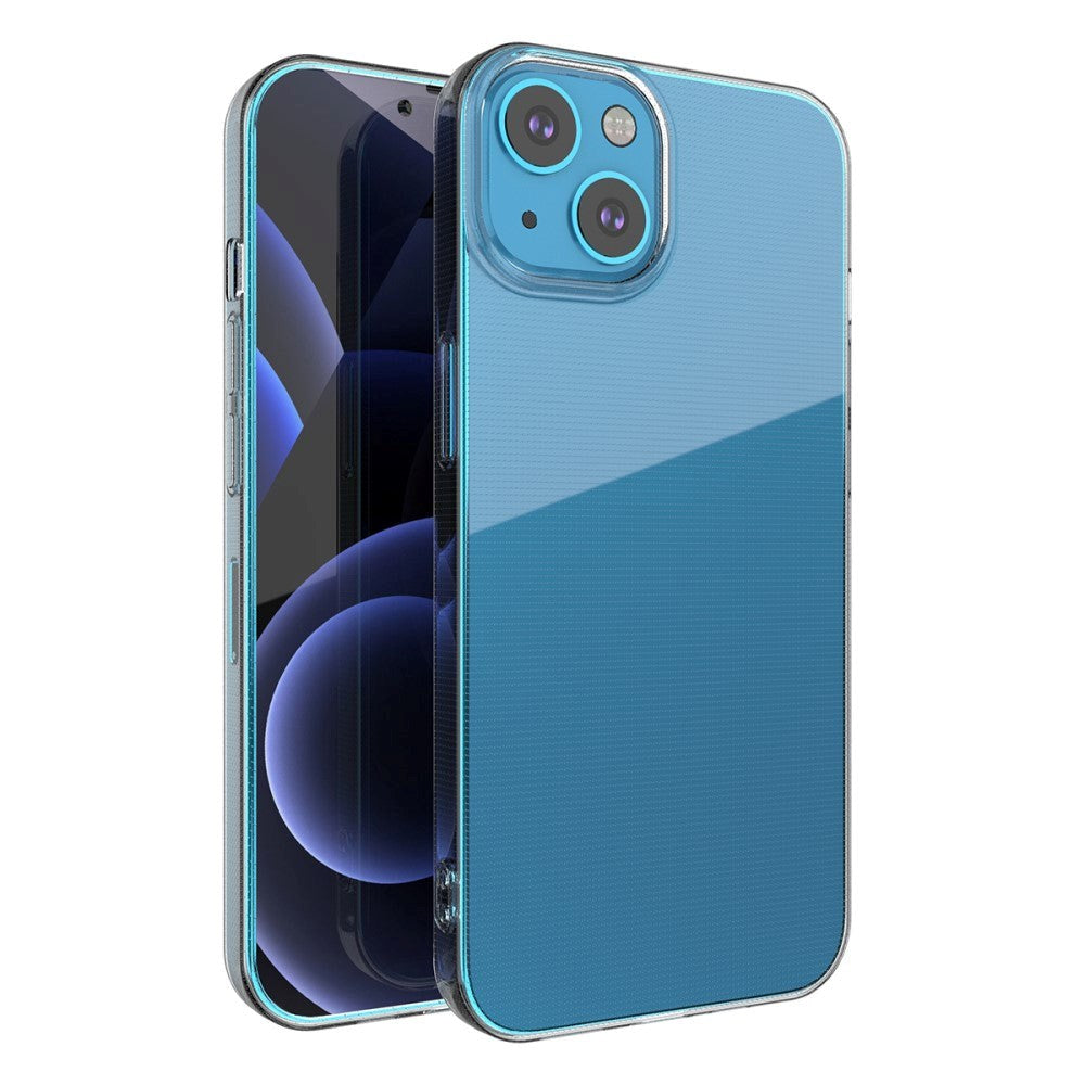 iPhone 13 Krystallklart fleksibelt plastdeksel - gjennomsiktig