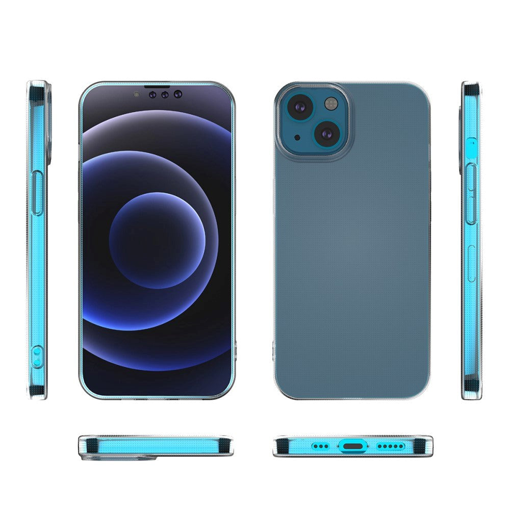 iPhone 13 Krystallklart fleksibelt plastdeksel - gjennomsiktig