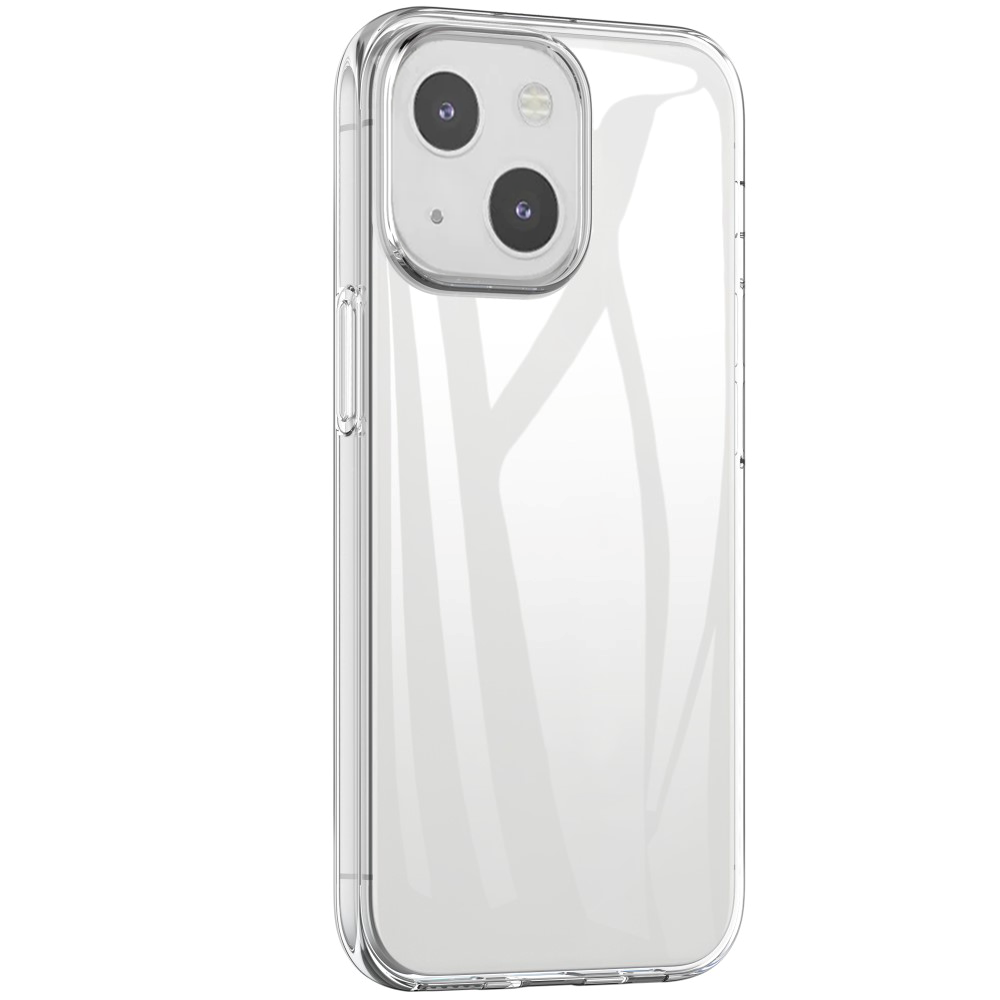 iPhone 13-deksel + skjermbeskytter - Gjennomsiktig