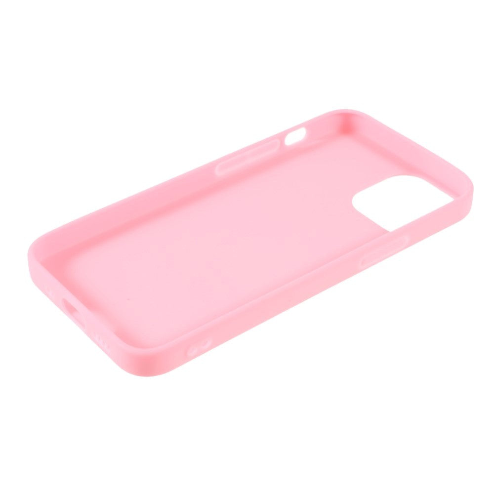 iPhone 13 fleksibelt TPU plastdeksel - rosa