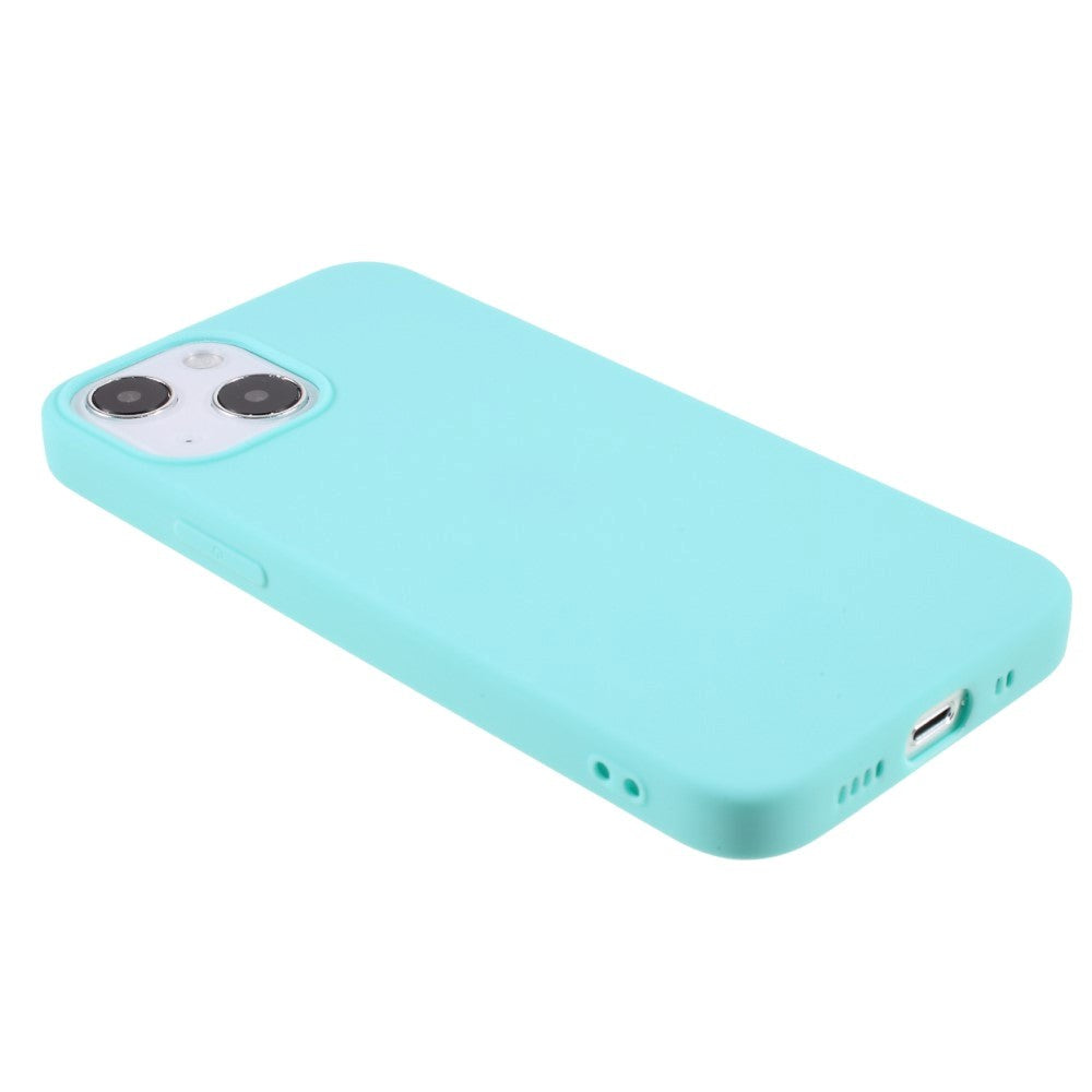 iPhone 13 Mini fleksibelt plastdeksel - Cyan