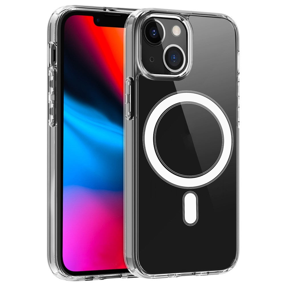 iPhone 13 EIDERWOOD Fleksibelt Plastik Cover - MagSafe Kompatibel - Gennemsigtig / Hvid