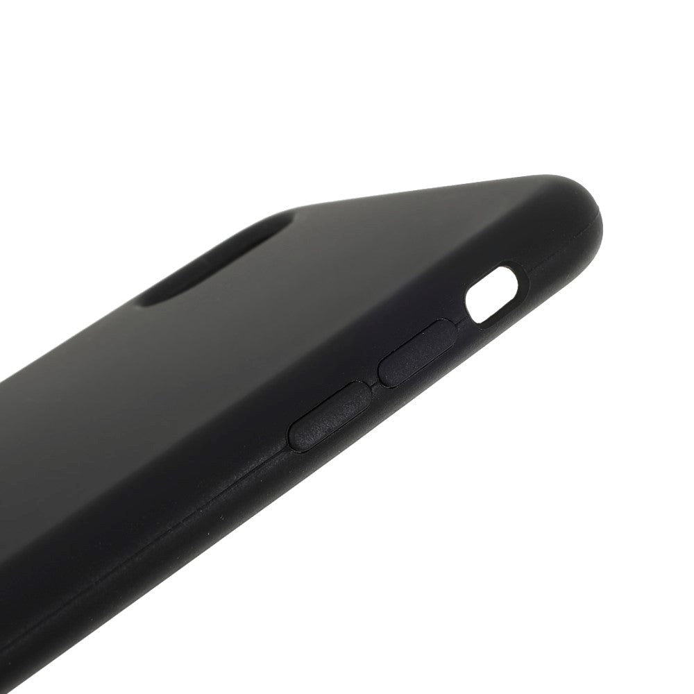 iPhone XS Max Silikon Bakdeksel - Svart