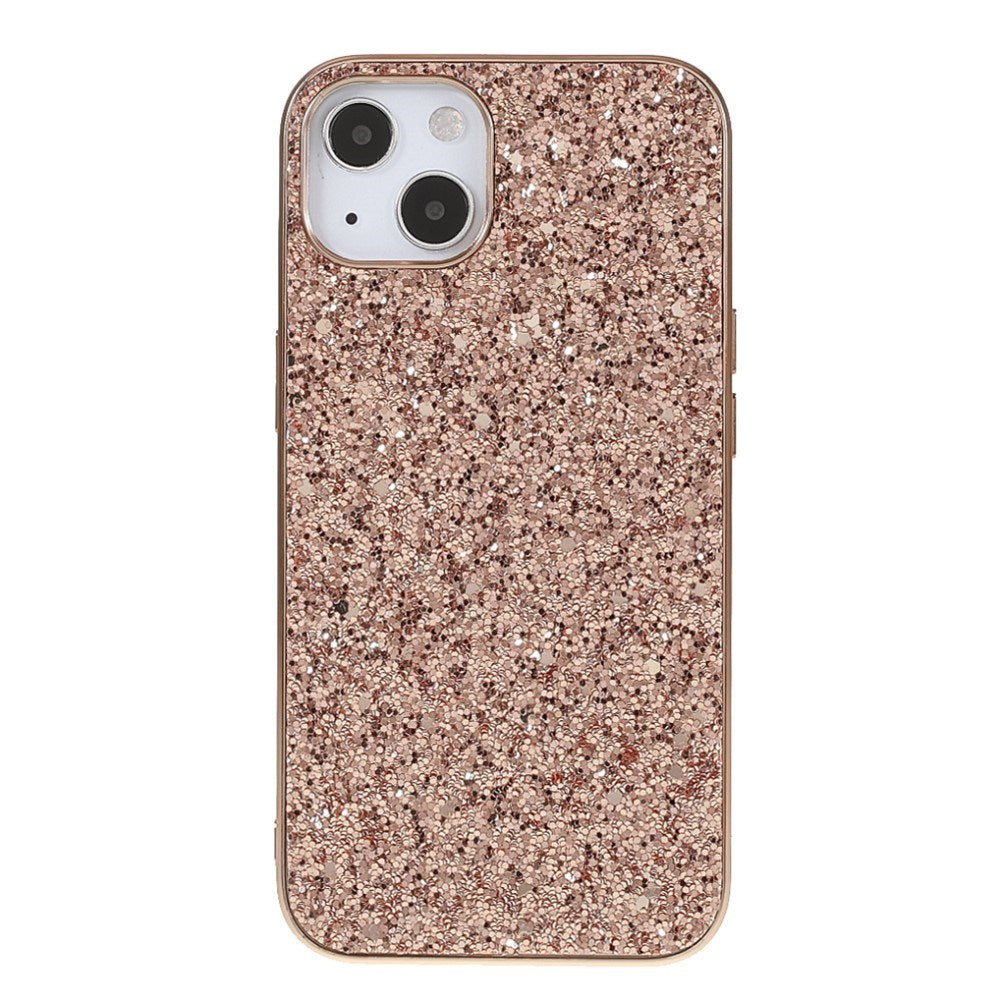 EIDERWOOD iPhone 13 Mini Glitter Hybrid Bakdeksel - Rose Gull