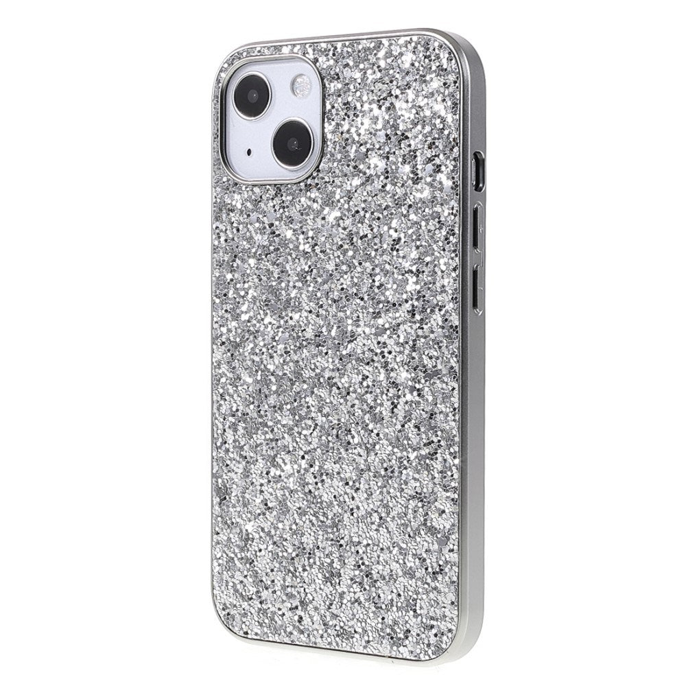 EIDERWOOD iPhone 13 Mini Glitter Hybrid Bakdeksel - Sølv