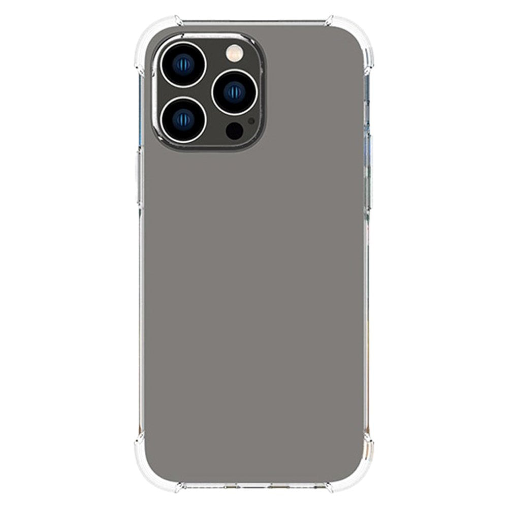 iPhone 14 Pro Max Shockproof Fleksibelt Plastik Bagside Cover - Gennemsigtig