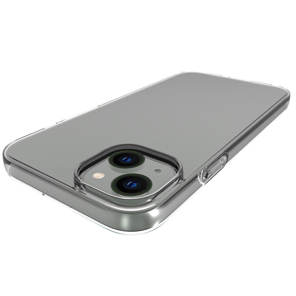 iPhone 14 Plus Tyndt Fleksibel Plastik Bagside Cover - Gennemsigtig