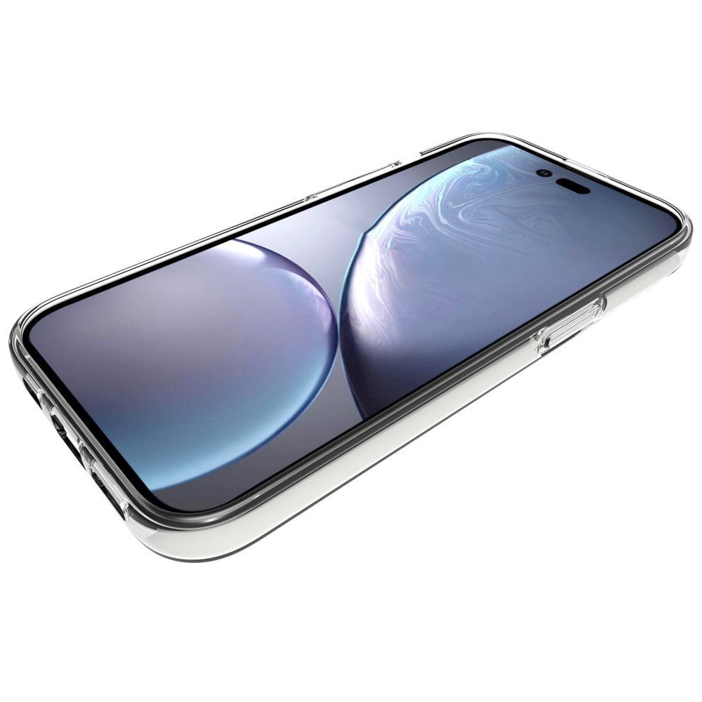 iPhone 14 Pro tynt fleksibelt plastdeksel - gjennomsiktig
