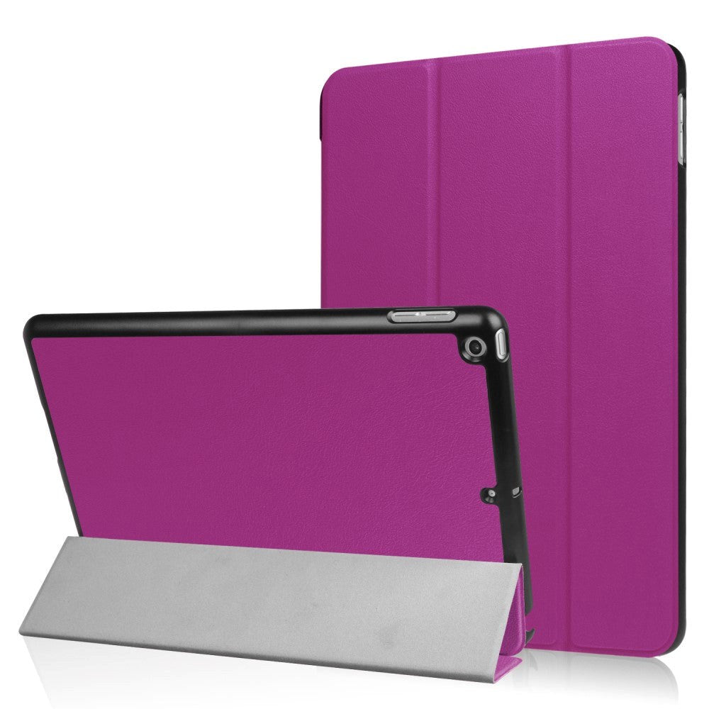Apple iPad 9.7 2017/2018 skinndeksel m. Stativ - Lilla