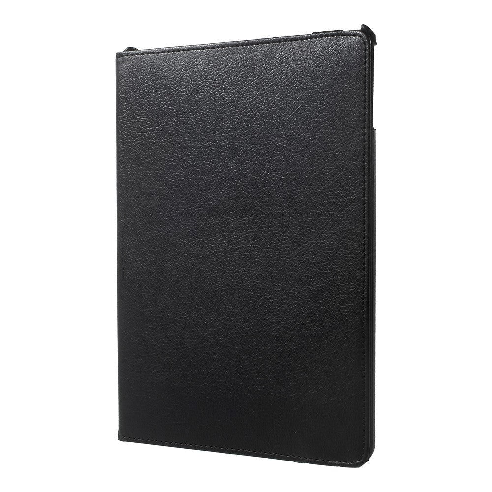 iPad 9.7 (2018-2017) / iPad Air / iPad Air 2 Flip Cover m. 350 graders stående funksjon - svart