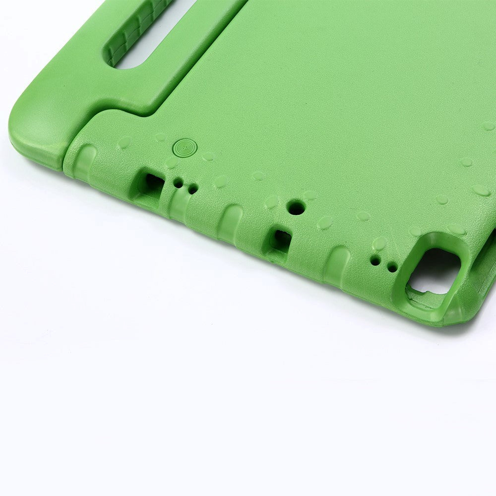 Apple iPad 10.2" (2021 / 2020 / 2019) / iPad Pro 10.5 / iPad Air (2019) Kids Cover - Støtsikkert deksel med stativ - Grønn