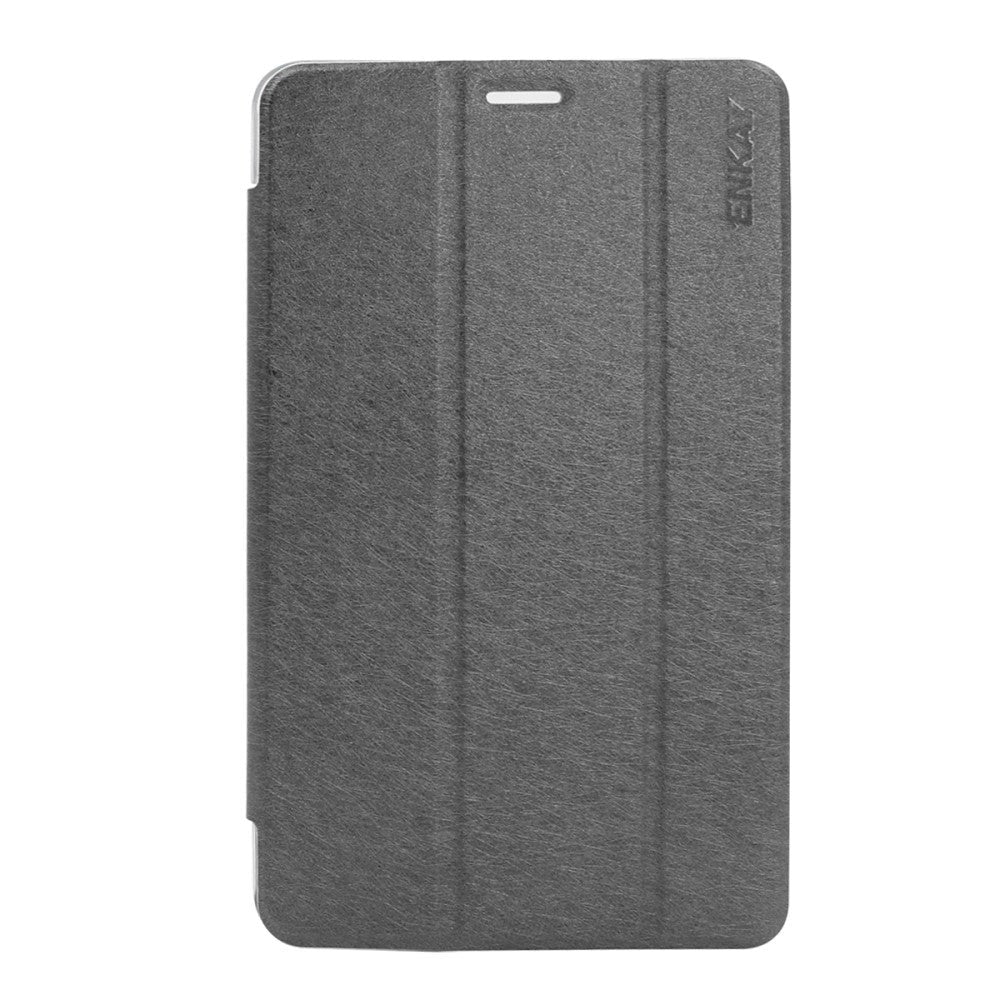 Samsung Galaxy Tab A 8.0 (2017) - ENKAY Tri-fold Protective Case Gråsvart