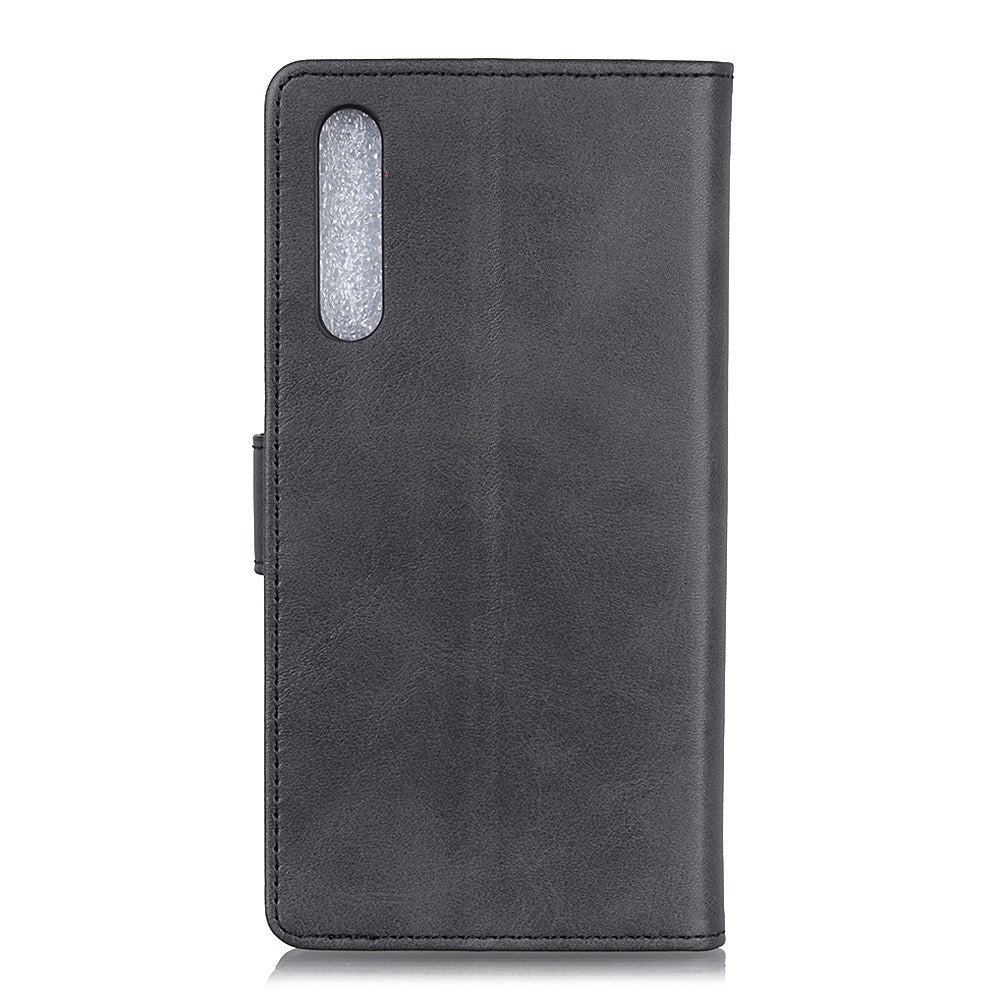 EIDERWOOD - Samsung Galaxy A30s / A50 - Kunstlæder Flip Cover m. Kortholder & Ståfunktion - Sort