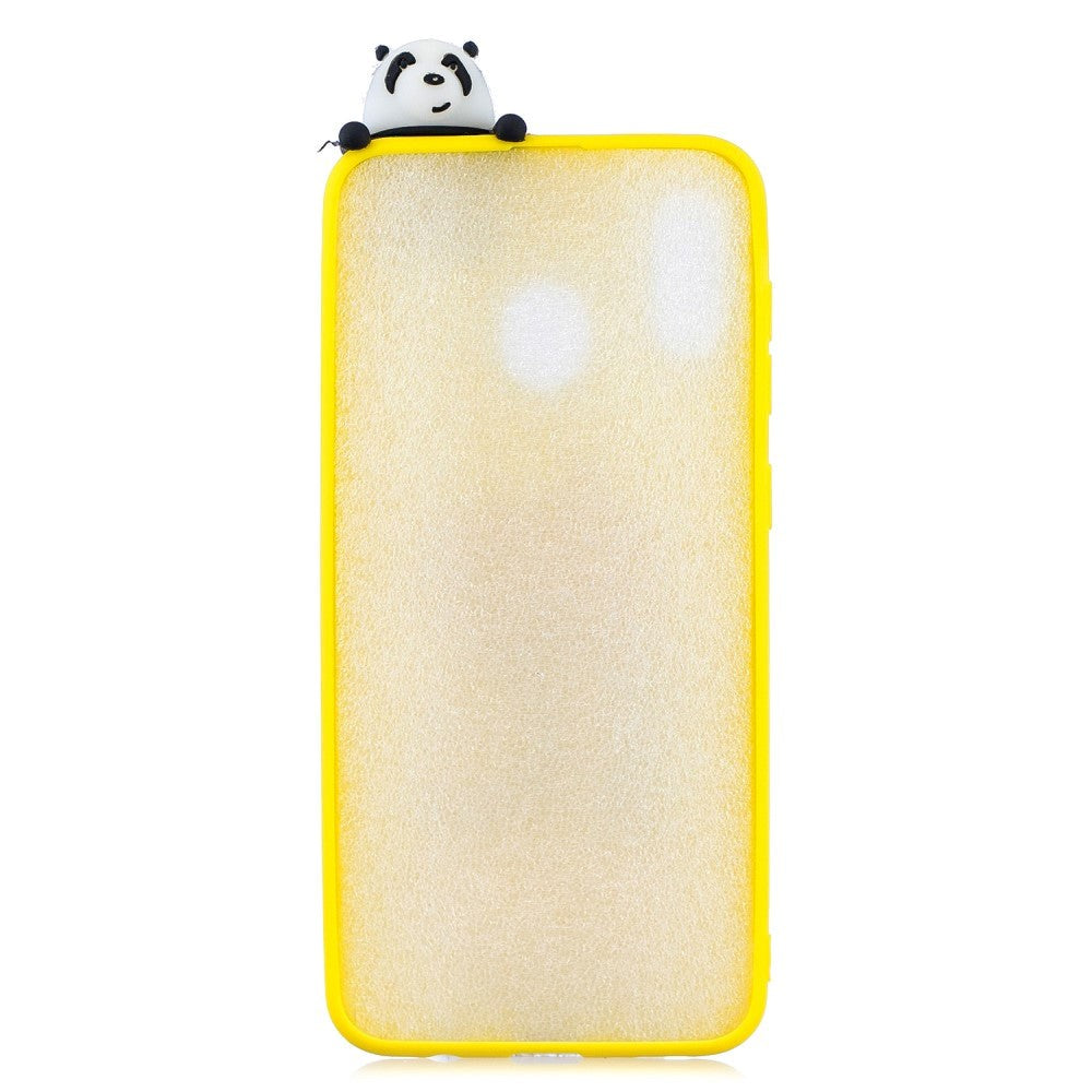 Samsung Galaxy A30 fleksibelt plastdeksel 3D Panda og bjørner
