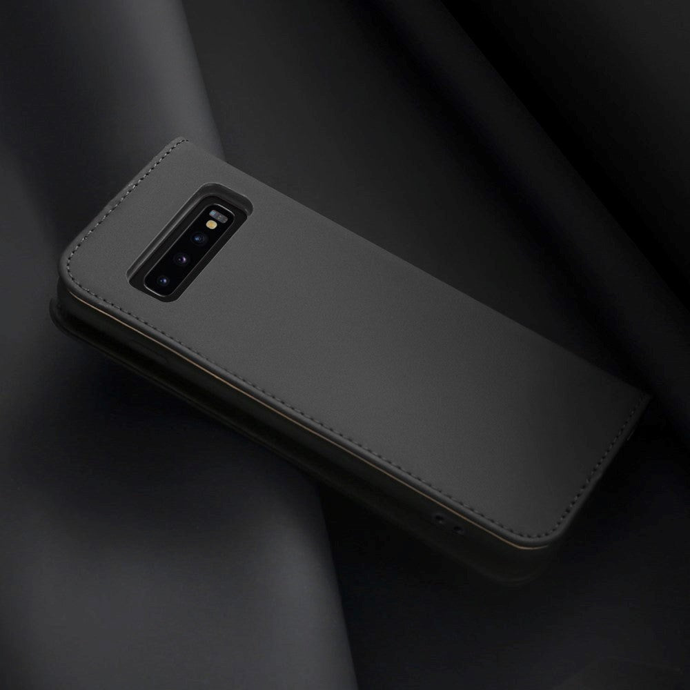 Samsung Galaxy S10 Dux Ducis Wish Series Lommebokdeksel - Svart