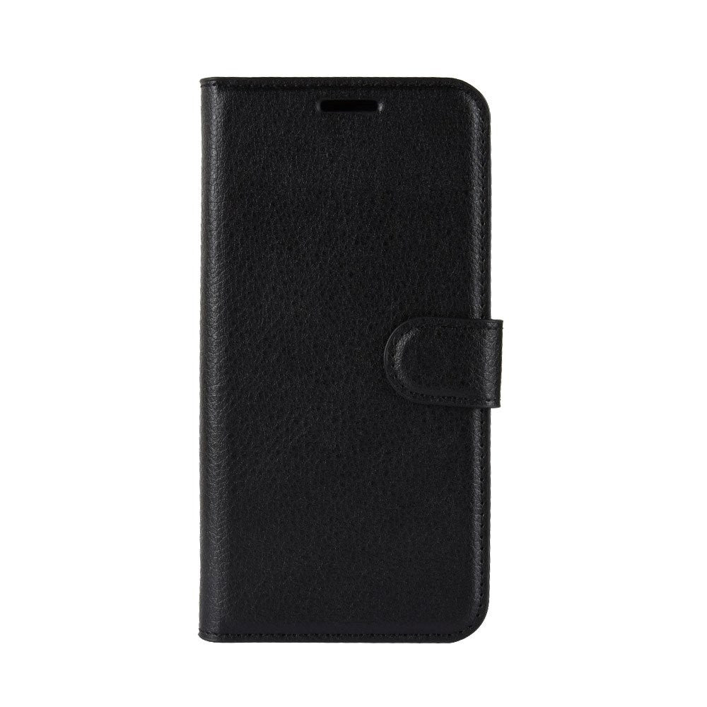 EIDERWOOD Samsung Galaxy A10 Litchi Kunstlæder Flip Cover m. Pung - Sort