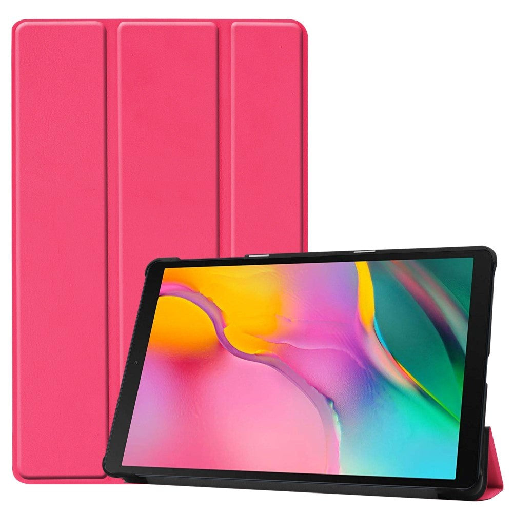 Samsung Galaxy Tab A 10.1 (2019) sammenleggbart deksel m. Stativ - Rosa
