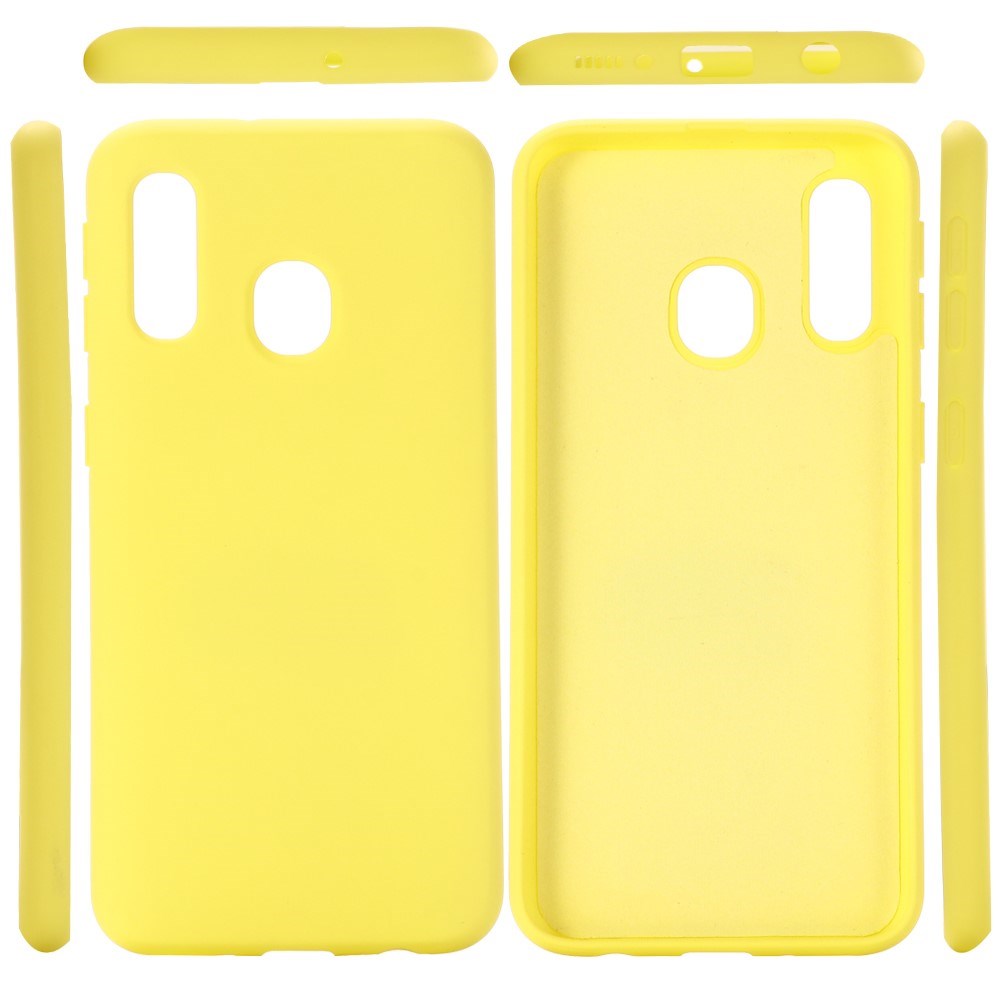 EIDERWOOD - Samsung Galaxy A40 Silikone Cover - Gul